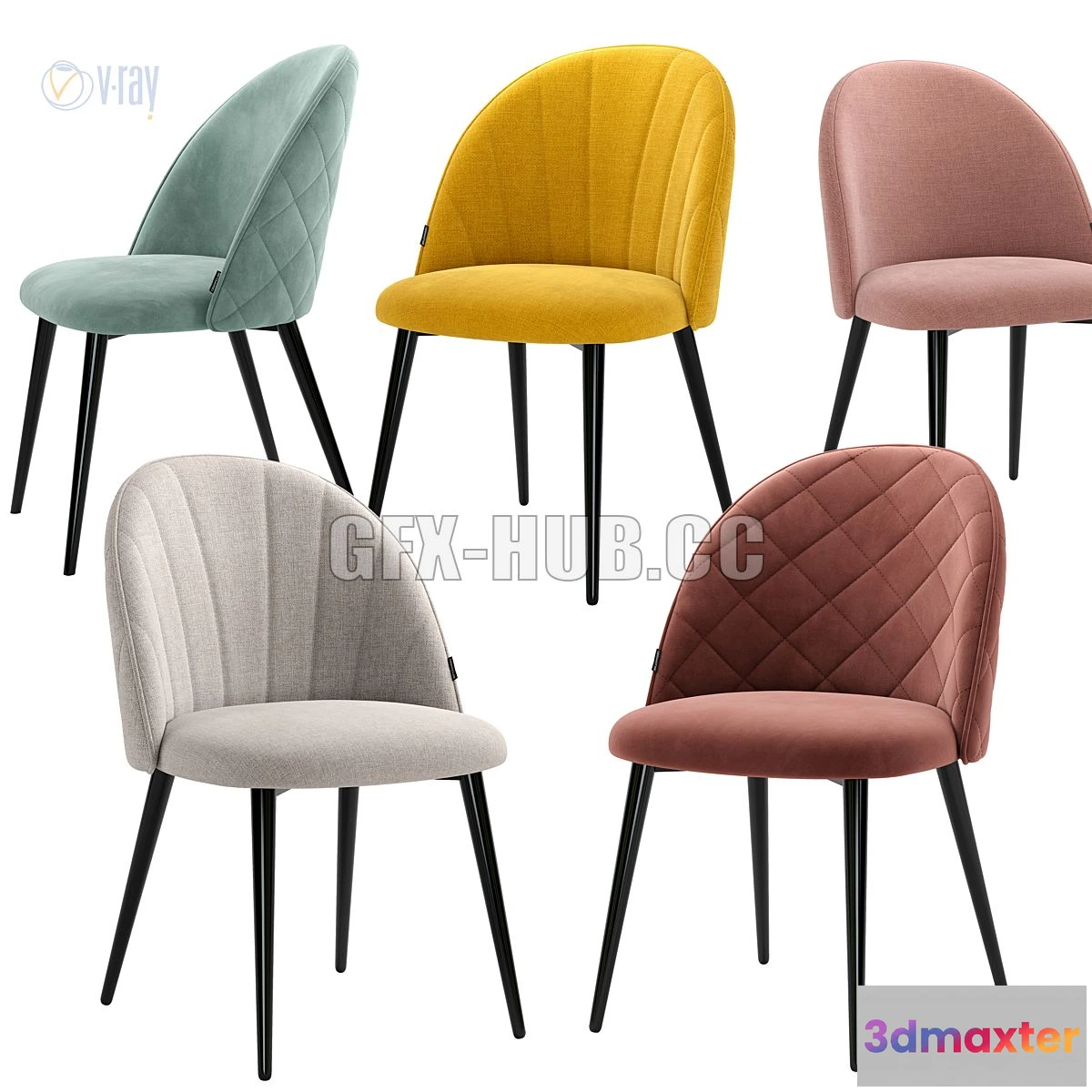 1561053 - Deephouse Chair Paris 3D Max