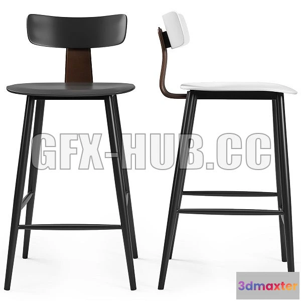 1561790 - Stool Group Semi Bar Chair ANT 3D Max