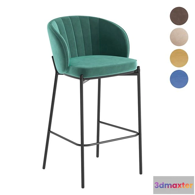 1562600 - Cruz barstool 3D Max