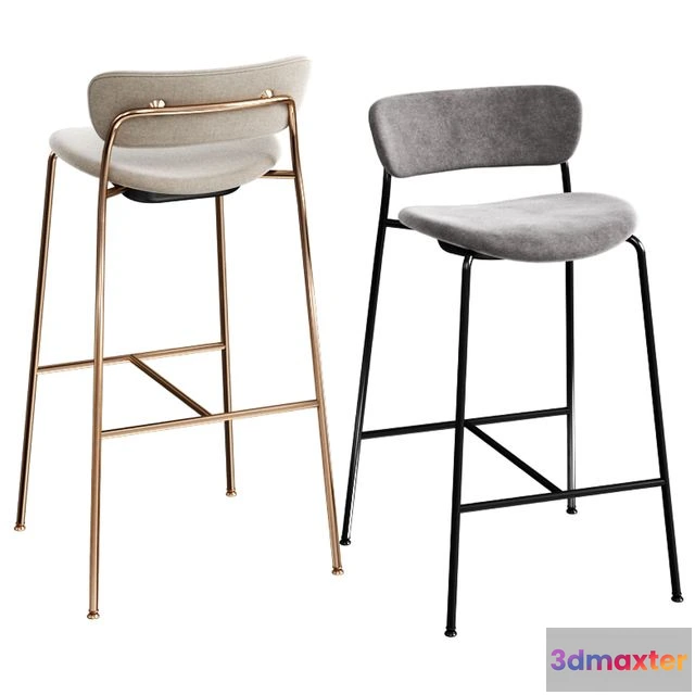 1564958 - Tradition Pavilion Bar & Counter chairs 3D Max