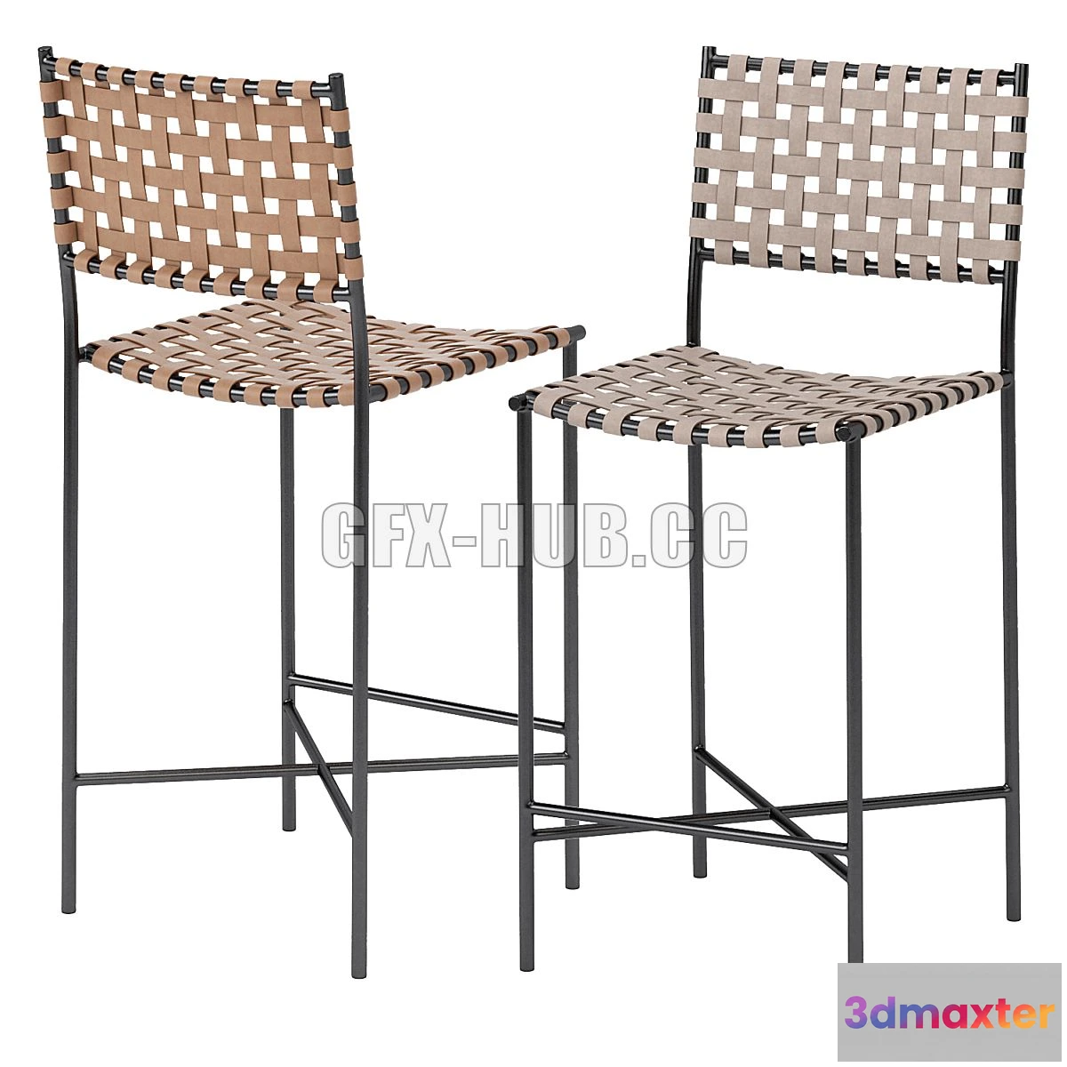 1565880 - Garza barstool by Burke Decor 3D Max