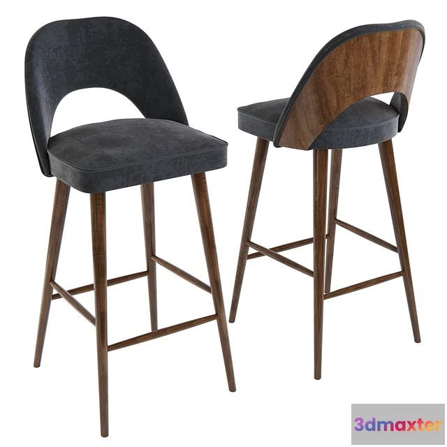 1565934 - Bar stool GLORI-9 from Stella 3D Max