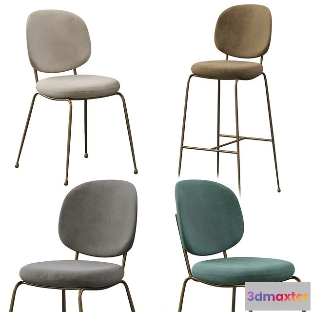 1566080 - Industry Dining Chair 3D Max