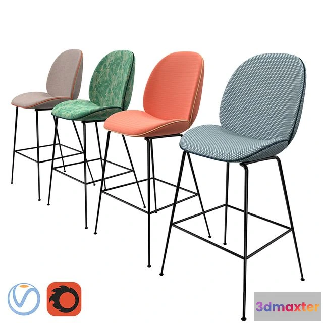 1567704 - Gubi Beetle Stool 3D Max