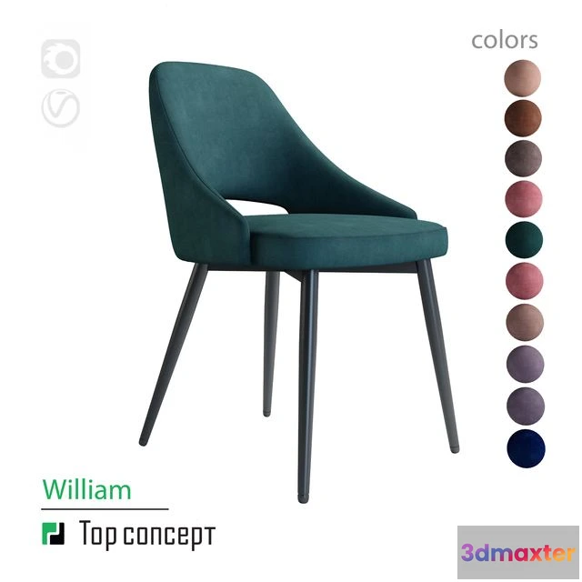 1567772 - Chair William 3D Max