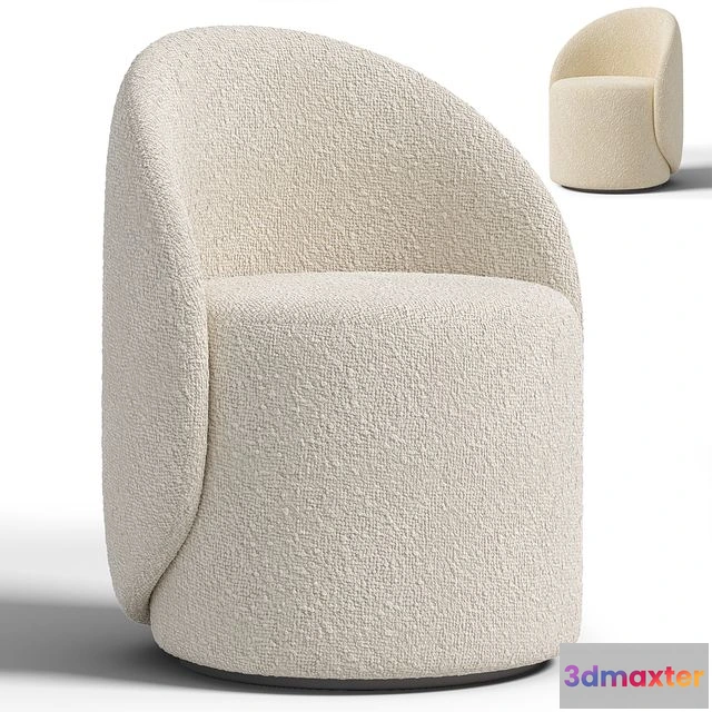 1567962 - Malia Vanity Chair 3D Max