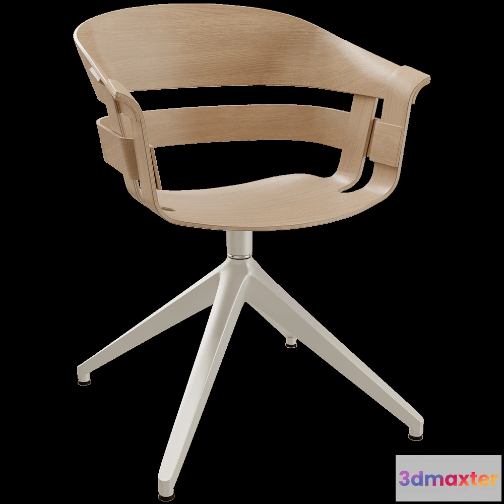 1618294 - ADOR FACTORY - Chair Wick Chair Swivel Base 3D Max