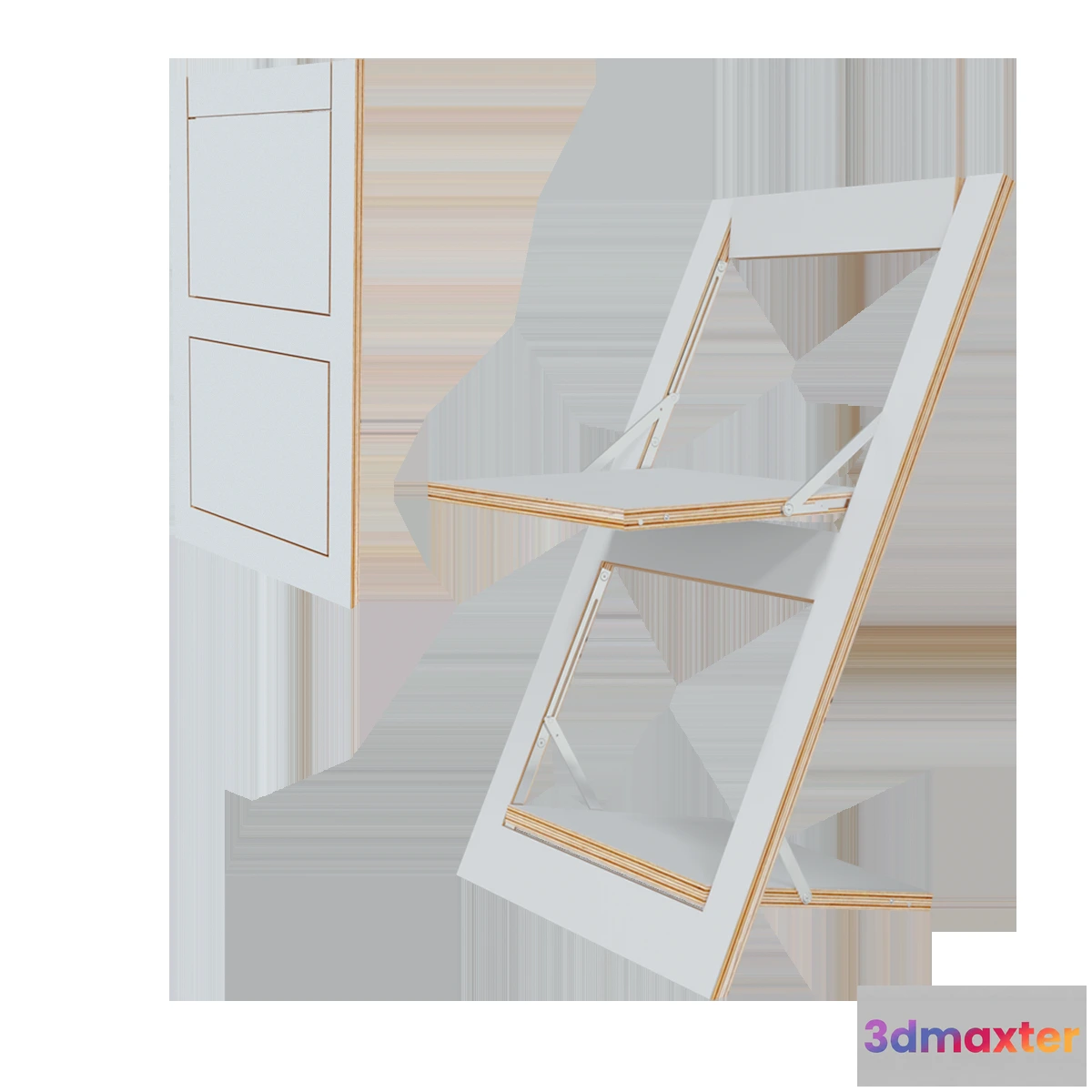 1618322 - AMBIVALENZ - Fläpps folding chair - FL010002 3D Max