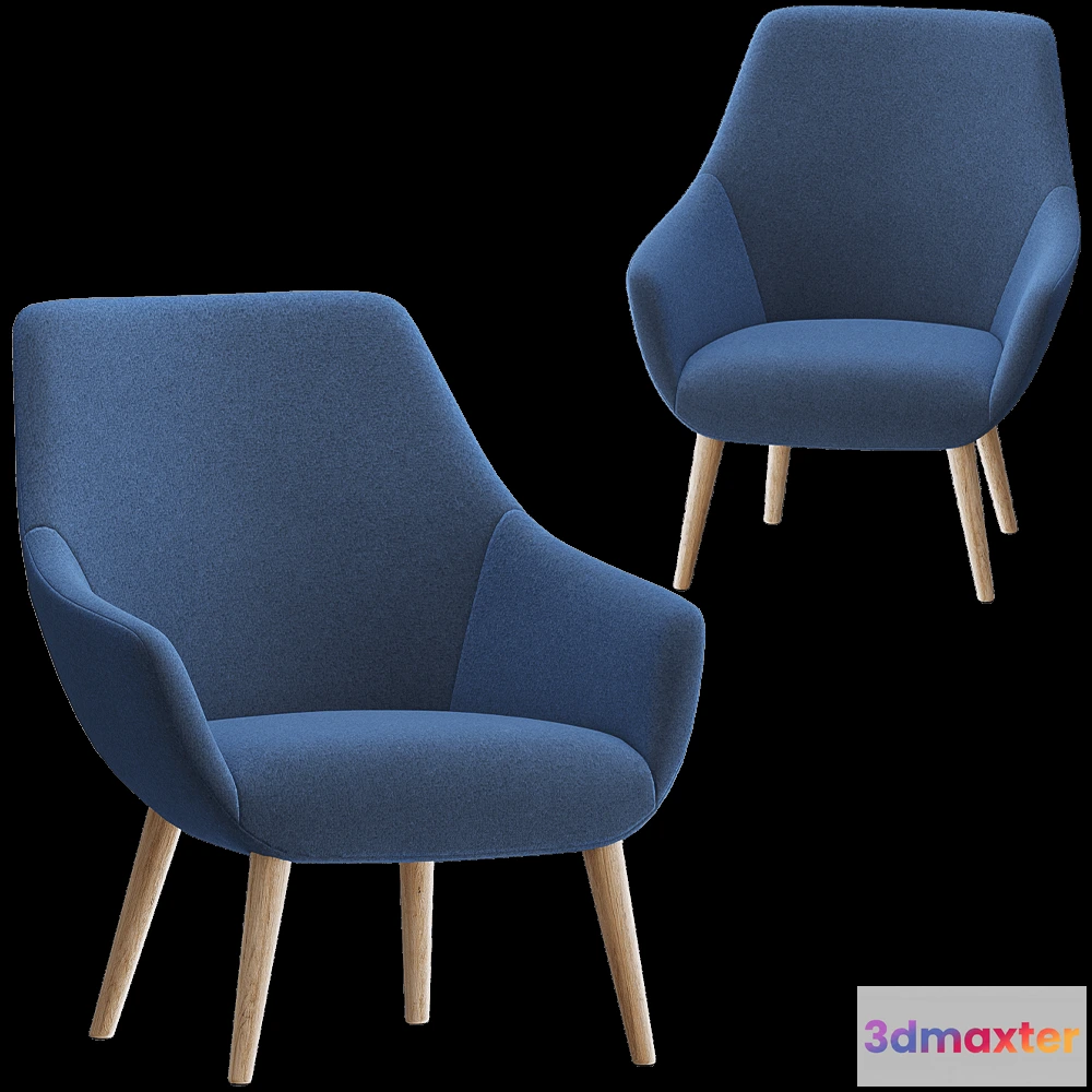 1618472 - B&T Design - Lounge chair Lamy 3D Max