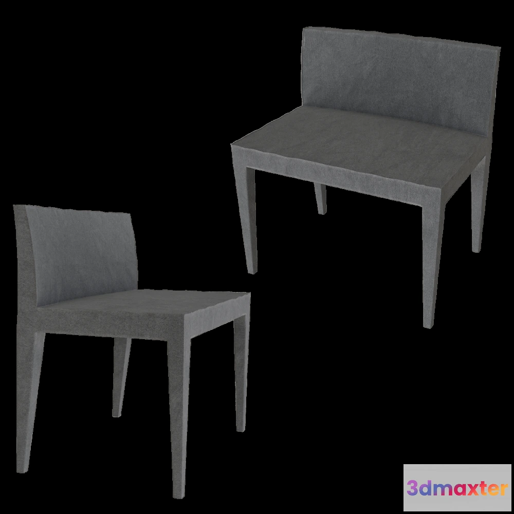 1618512 - BAXTER - Chair Oslo 3D Max