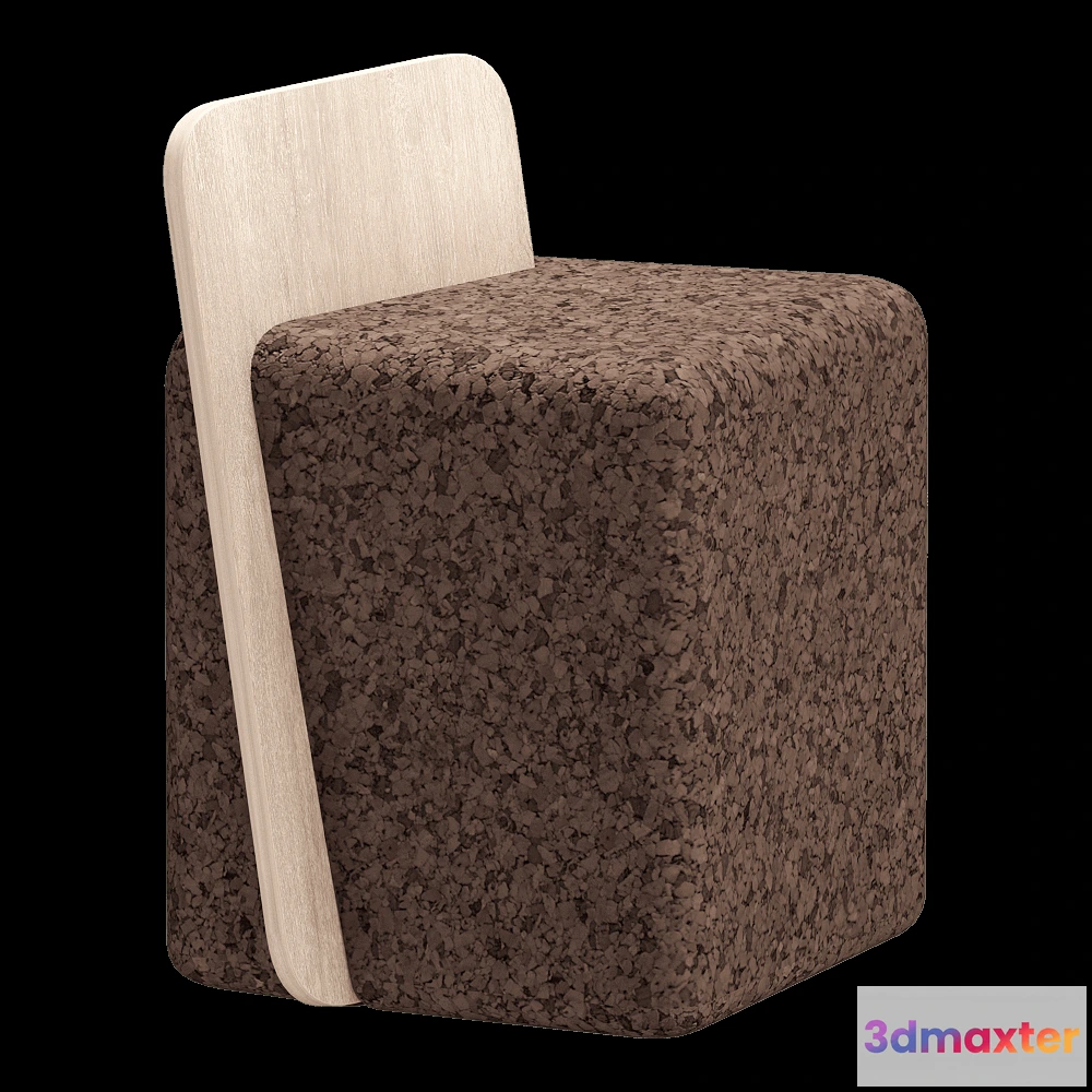 1618584 - Blackcork - Stool Cut 3D Max