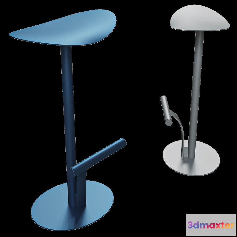 1619092 - Fermob - High stool Bolder 3D Max