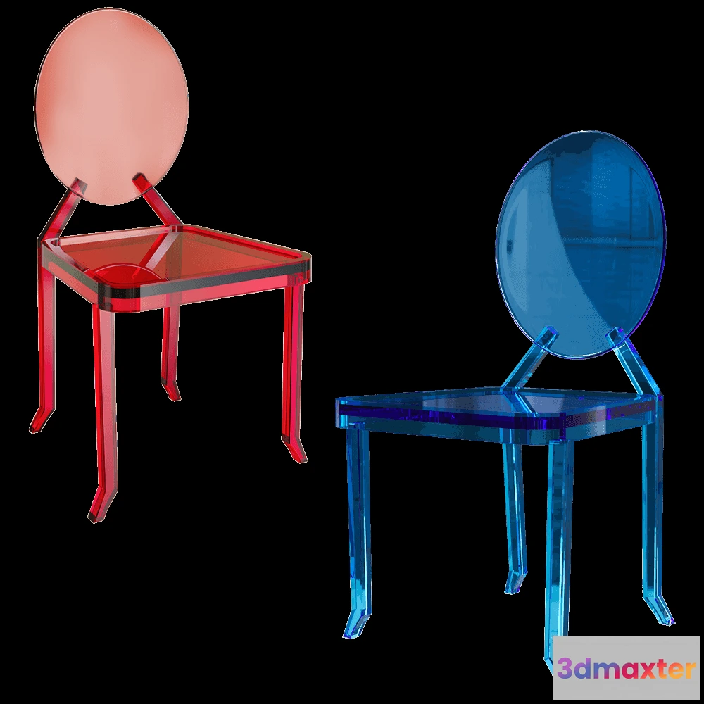 1619348 - Kartell - Chair Victoria Ghost 3D Max