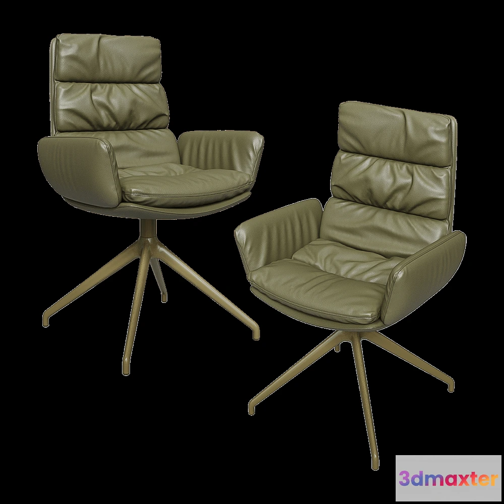 1619364 - KFF - Chair with armrests Arva 3D Max
