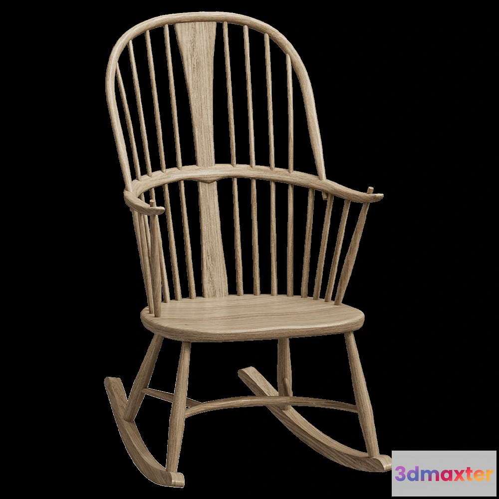 1619400 - L.Ercolani - Chair Chairmakers Rocker 3D Max