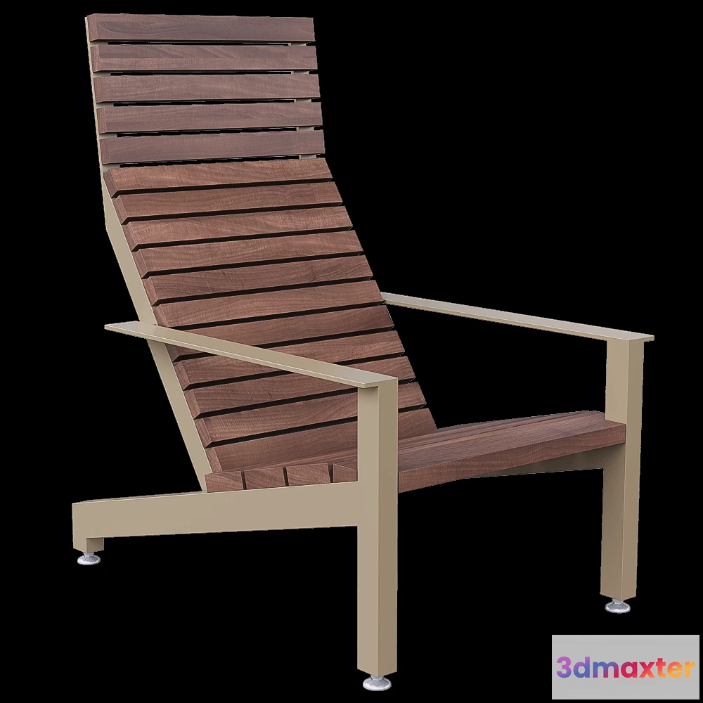 1619568 - mmcité - Chaise lounge Rivage 3D Max