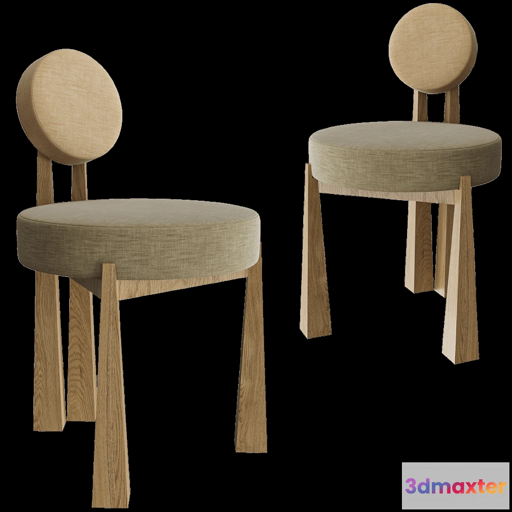 1619578 - Modenature - Chair MASAI 3D Max