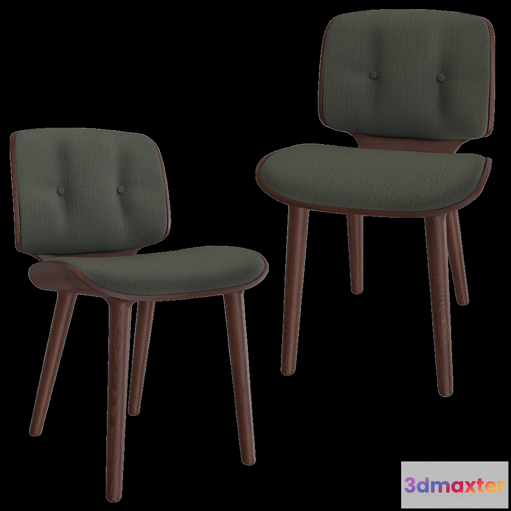 1619614 - Moooi  - Dining chair Nut 3D Max