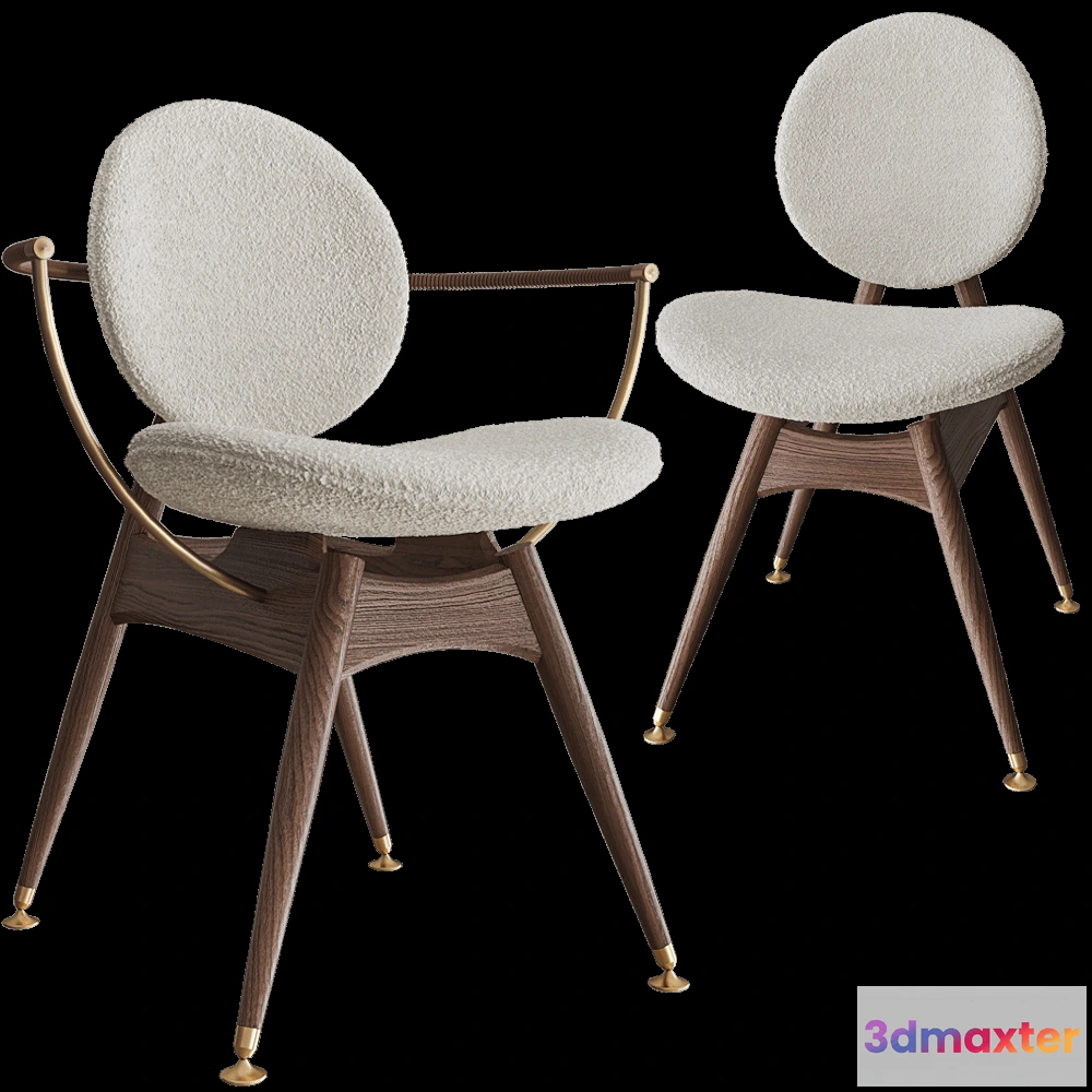 1619670 - Overgaard & Dyrman - Dining chair Circle 3D Max