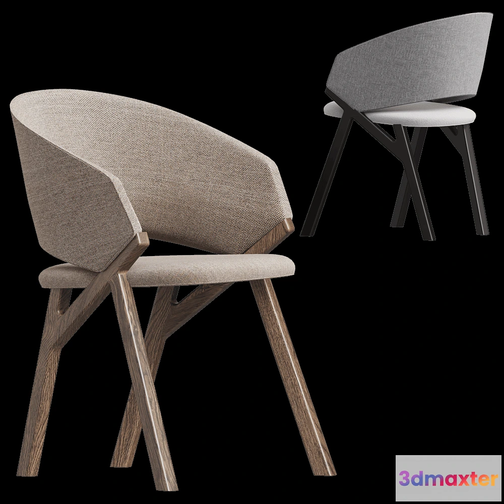 1619700 - Pacini & Cappellini  - Chair Byron 3D Max