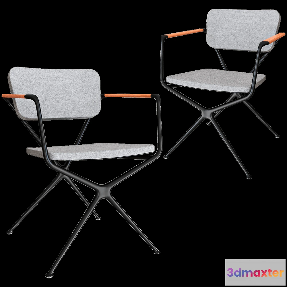 1619844 - Royal Botania - Chair with armrests EXES 3D Max