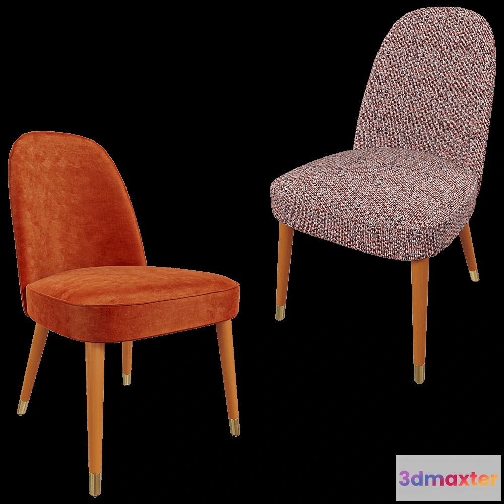 1619864 - SCAPPINI HOME  - Chair KISS 3D Max