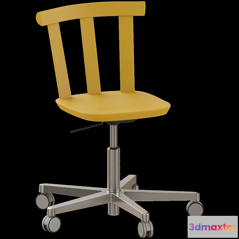 1620002 - Stolab - Chair Alt swivel Birch 3D Max