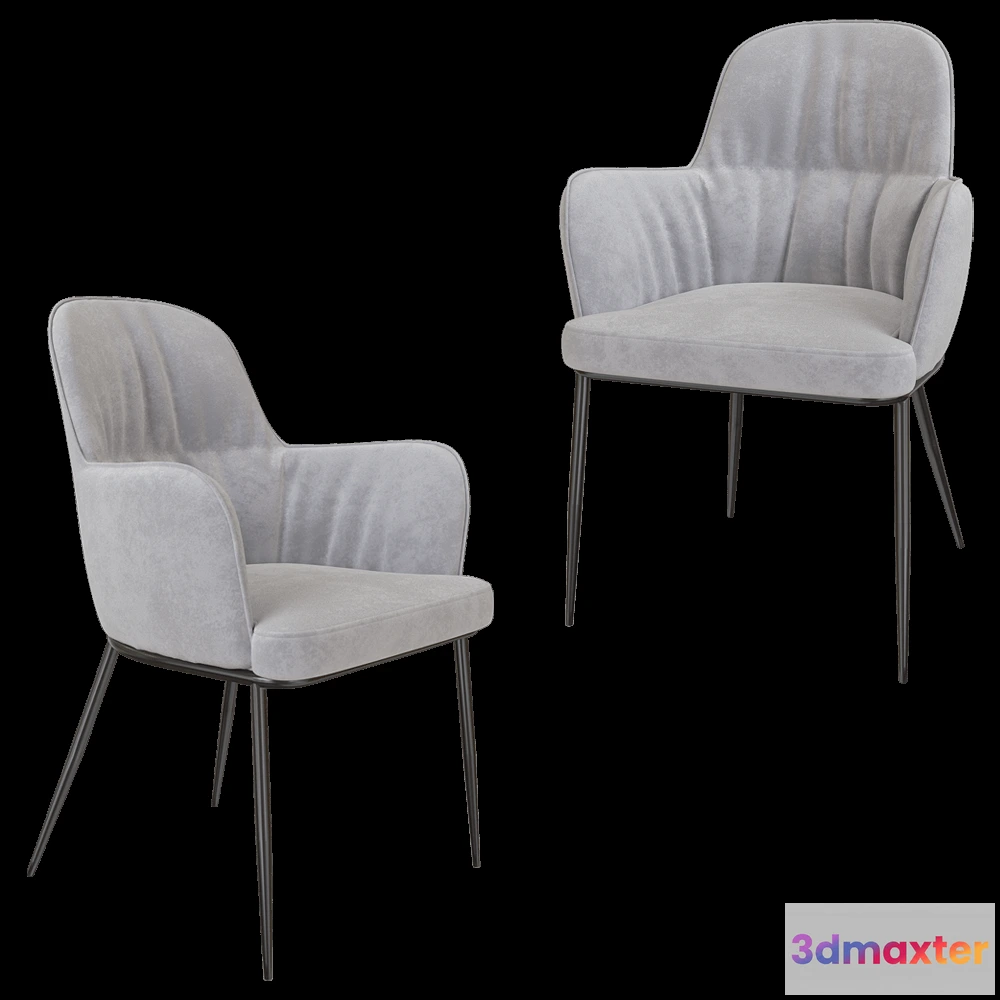 1620148 - Top concept - Chair with armrests Barkley 3D Max