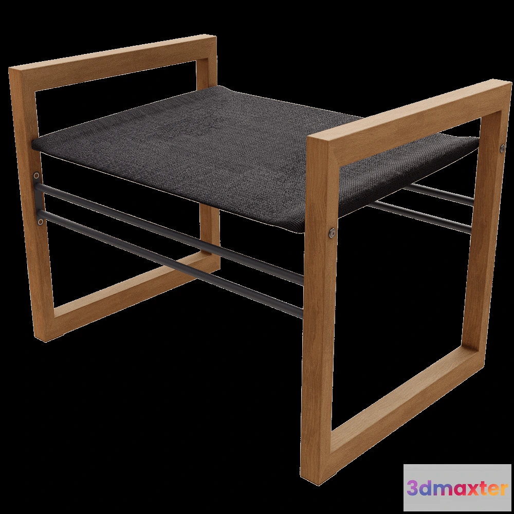 1620172 - Traditional Teak - Lounger chair Sofia 3D Max