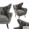 1620668 - furniture - Bouck Wingback Chair 3D Max