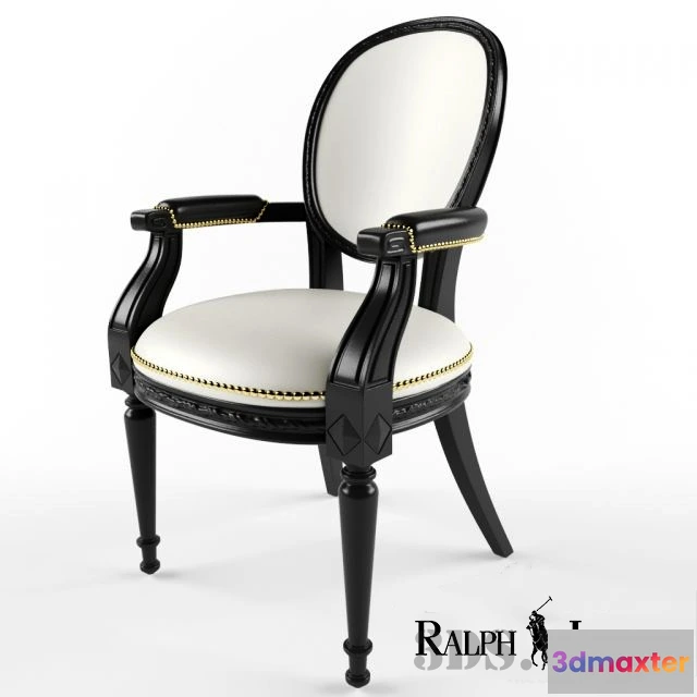 1621326 - furniture - Chair Ralph Lauren One Fifth Paris 3D Max