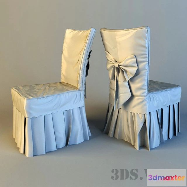 1621682 - furniture - Chair with festive cover 3D Max