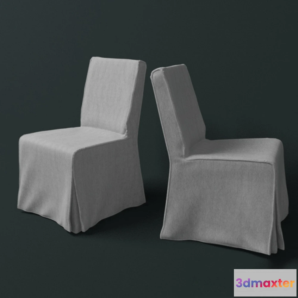 1621882 - furniture - Simple chair with cover 3D Max