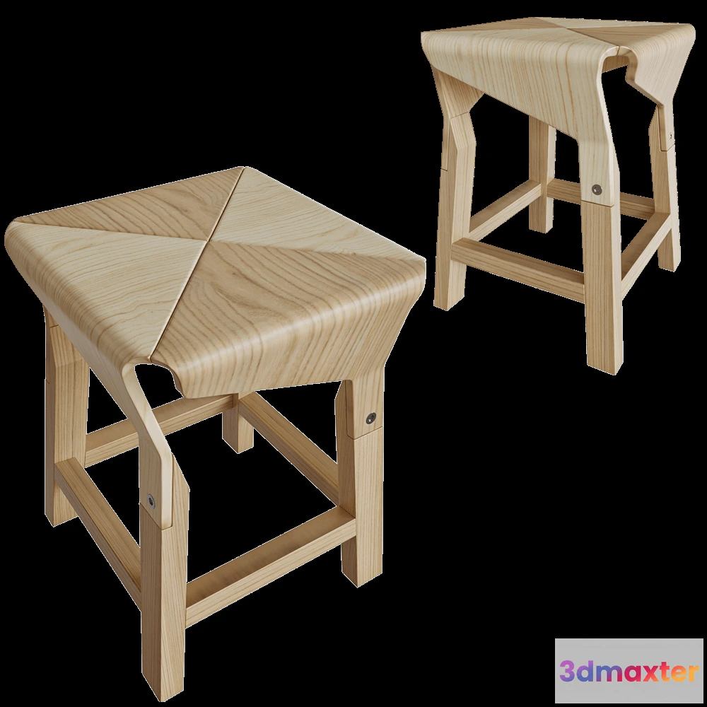 1621978 - Verges - Low stool Naoshima 3D Max