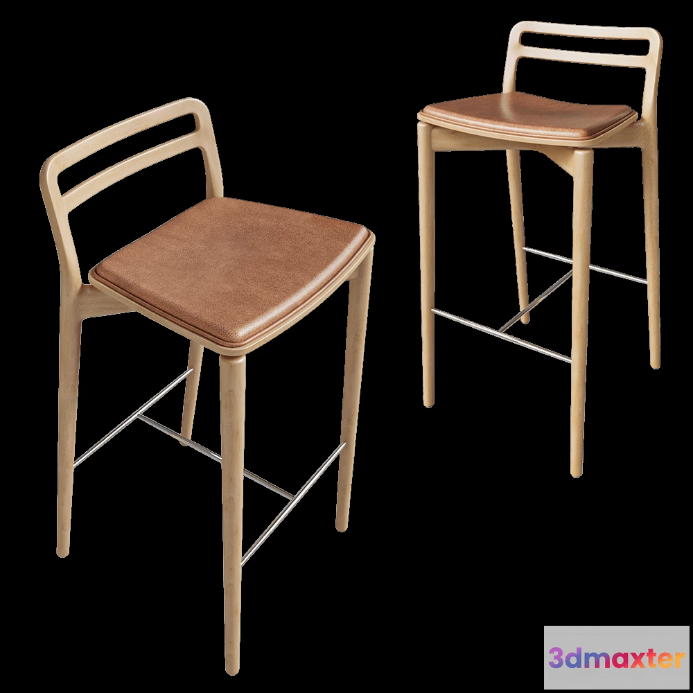 1622016 - Vipp - Bar stool Cabin 3D Max