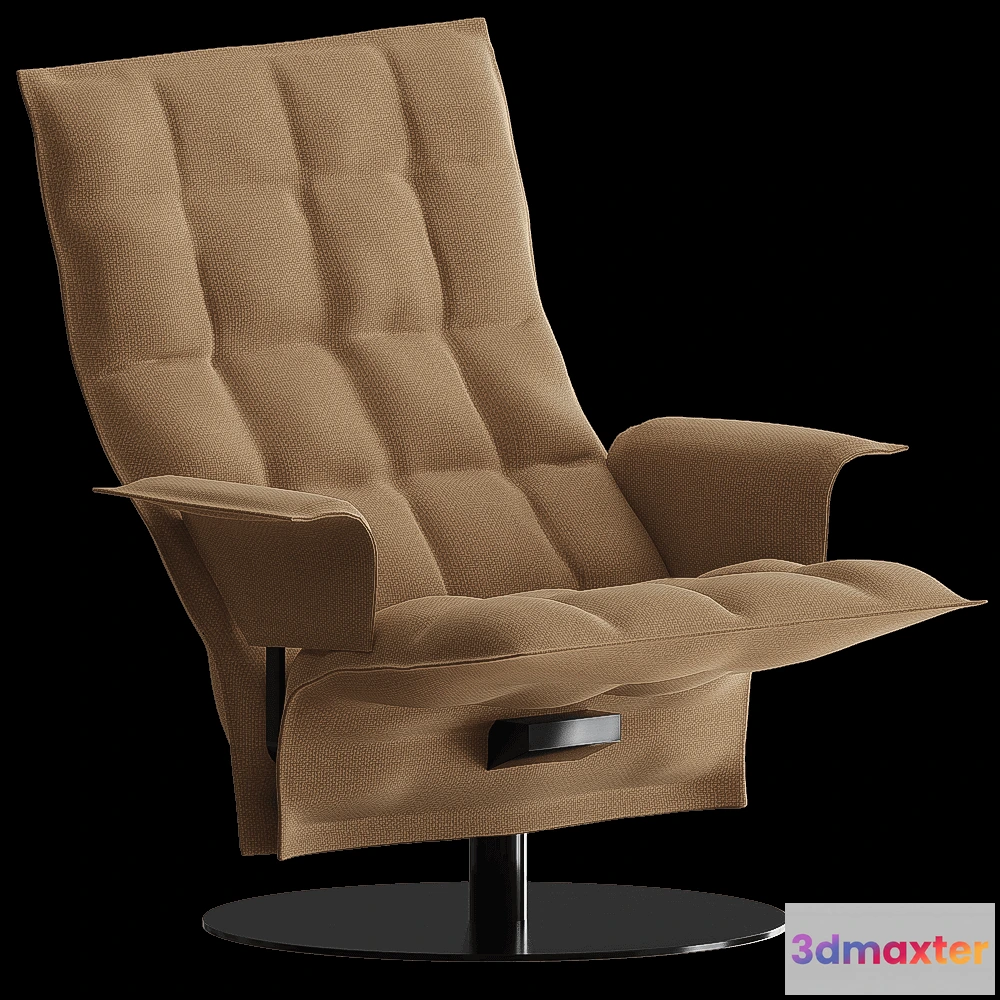 1622034 - Woodnotes - Chair with armrest Swivel k 3D Max