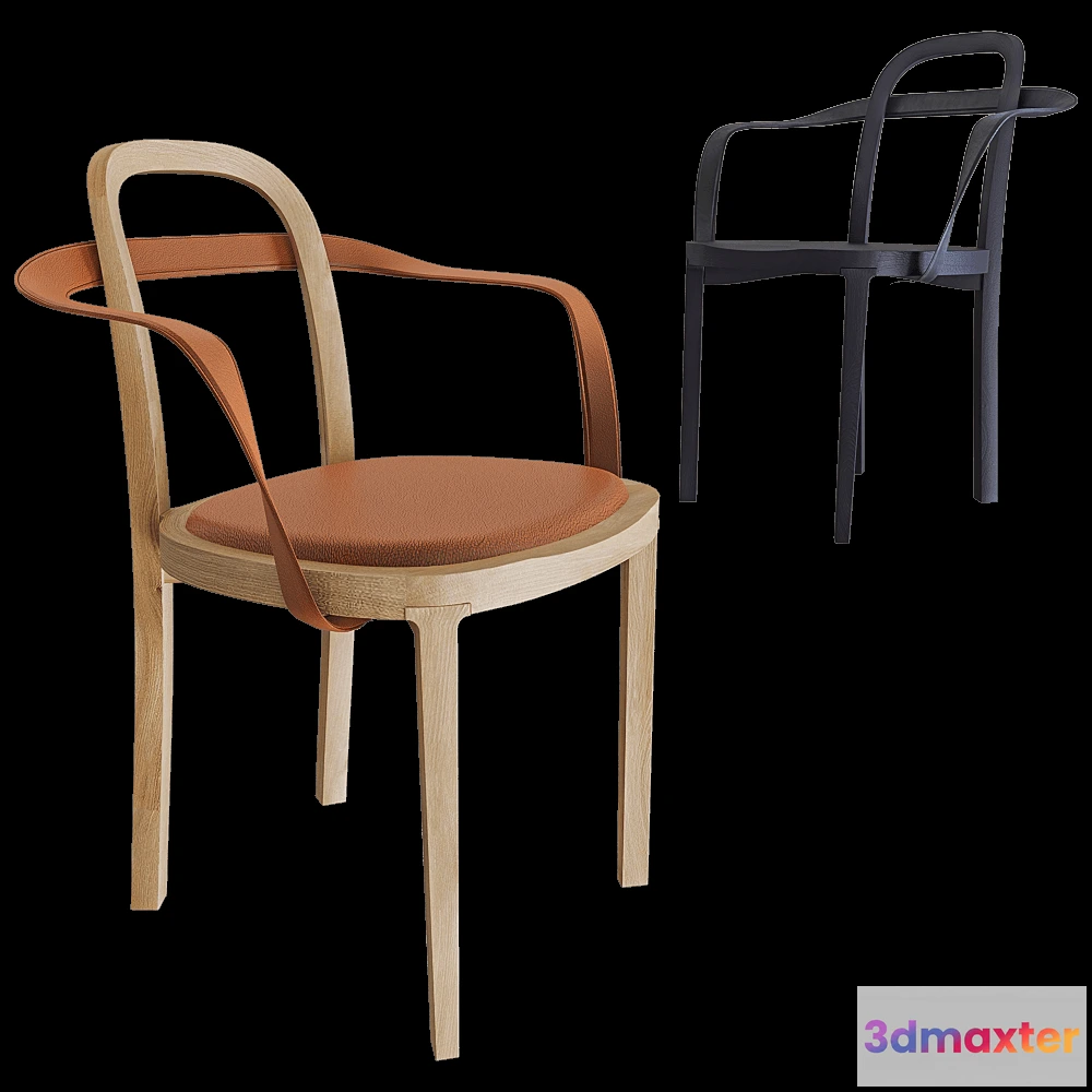 1622036 - Woodnotes - Chair Siro with armrests 3D Max