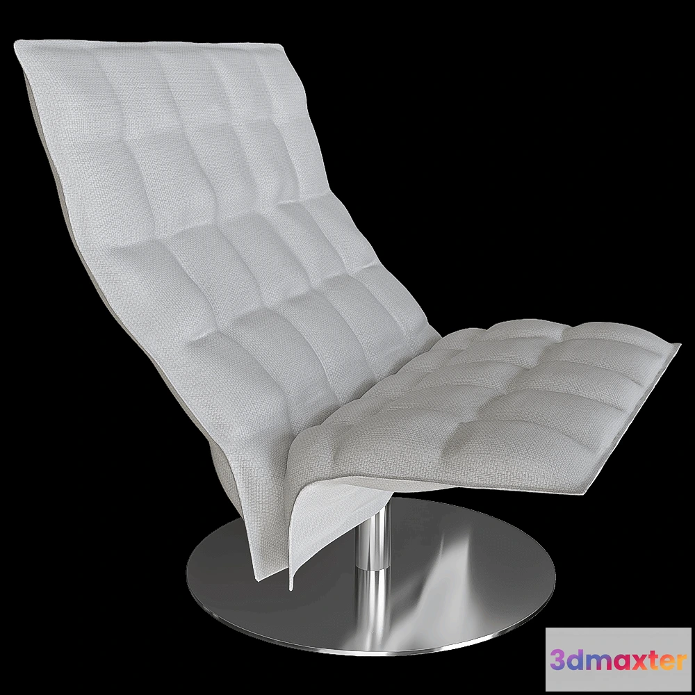 1622040 - Woodnotes - Chair Wide Swivel k 3D Max