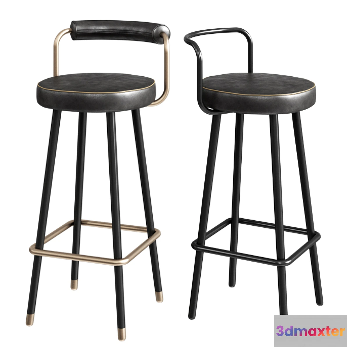 541599 - ToposWorkshop Block-BA Bar Stool