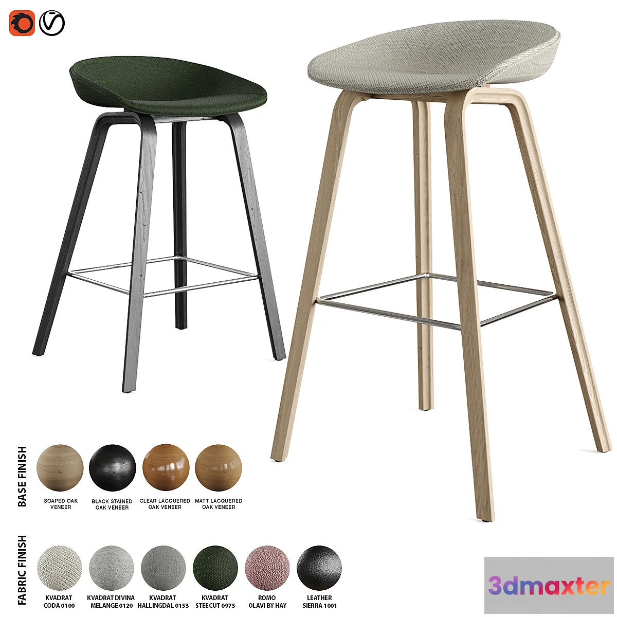 542391 - Hay - AAS 33 Barstool & Counter Stool