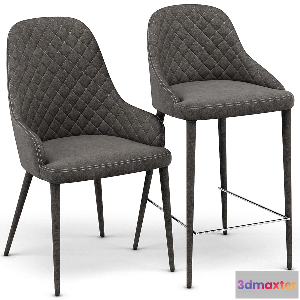 554299 - Modani Alpine Gray Chair