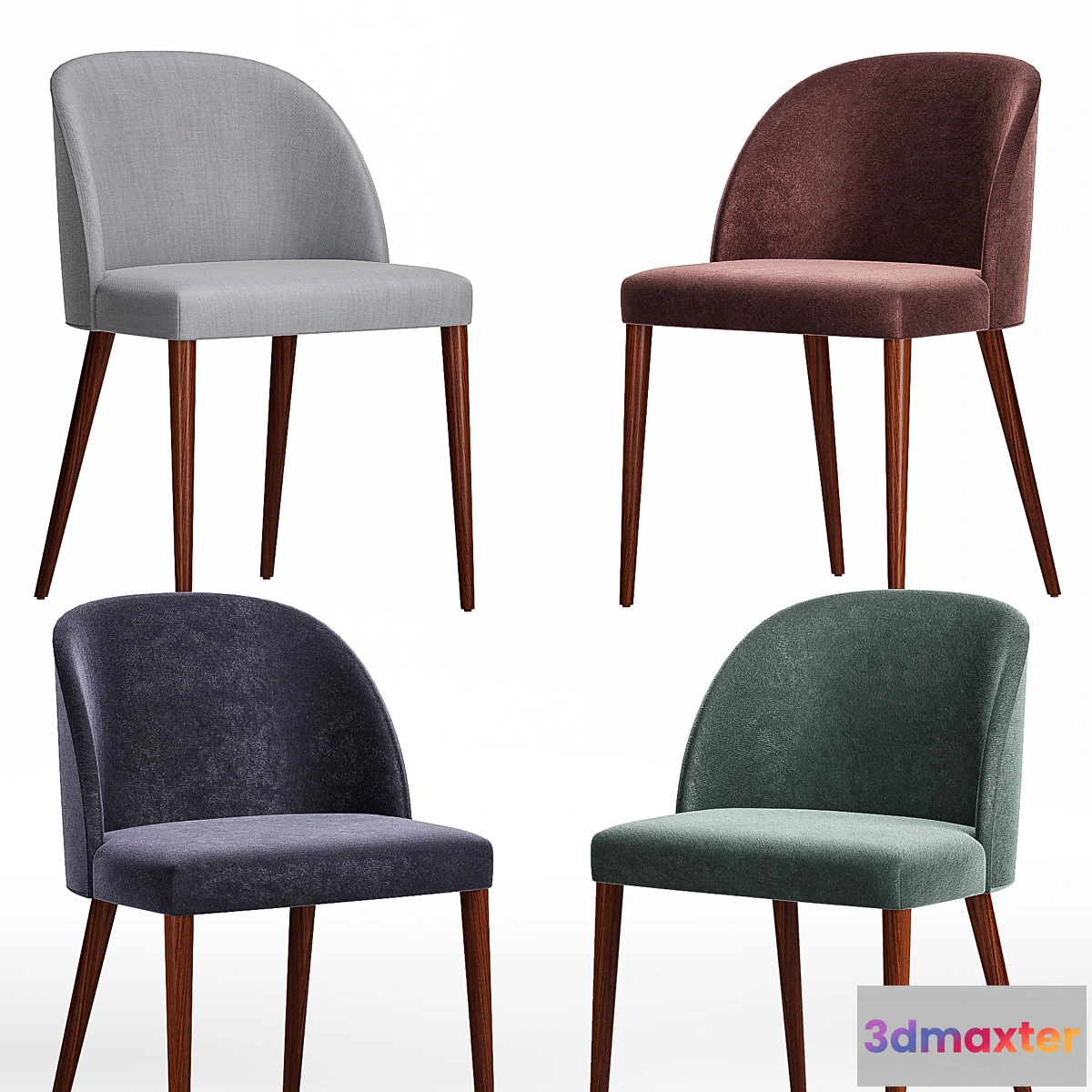 554309 - Camille Anthracite Italian Dining Chair