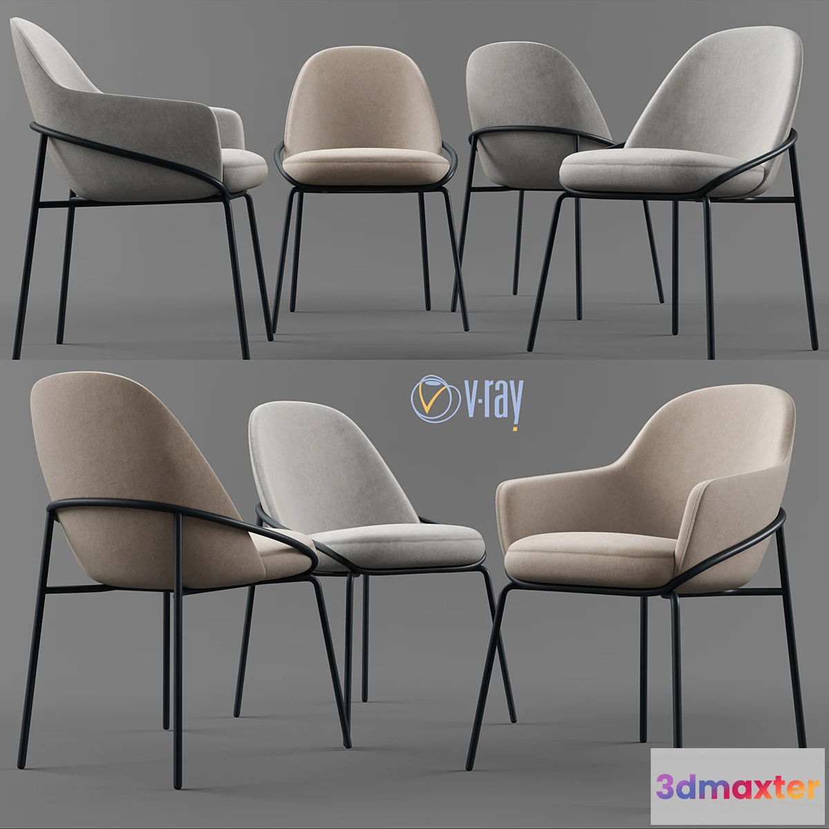 554383 - Berto Salotti. Chair JACKIE.