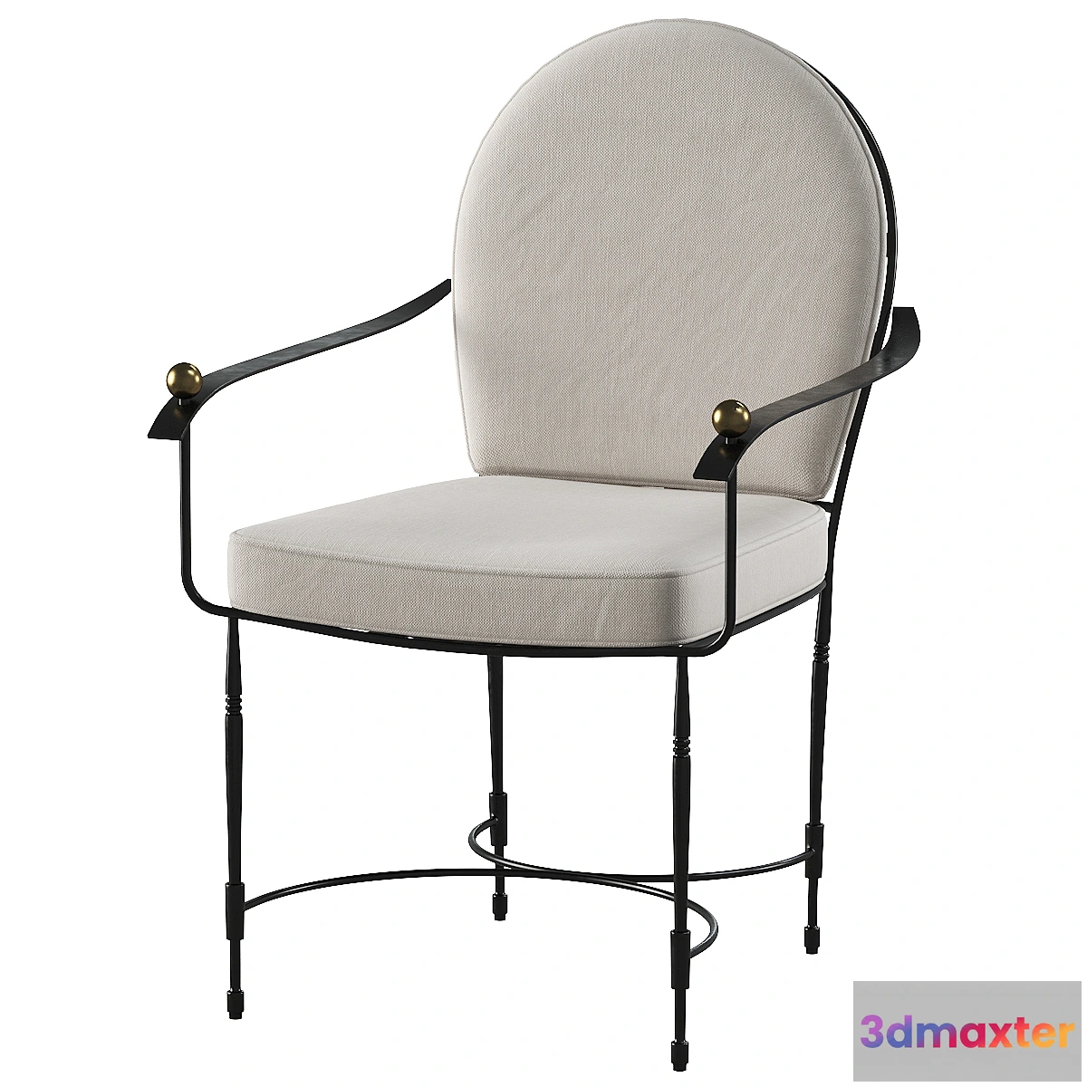 554495 - AMALFI ROUND BACK ARMCHAIR