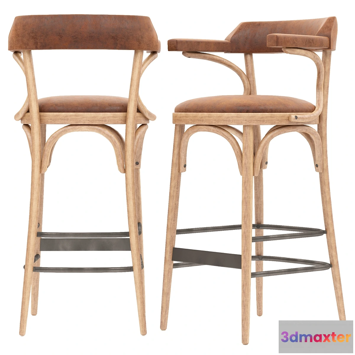 554799 - Wooden barstool