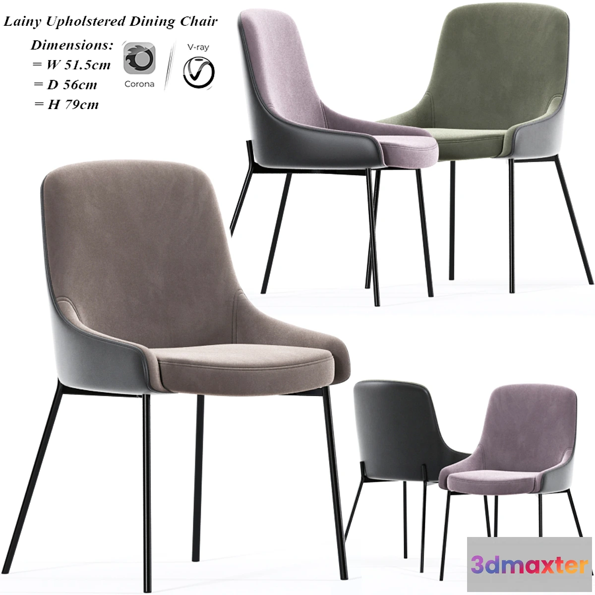 554913 - Lainy Upholstered Dining Chair