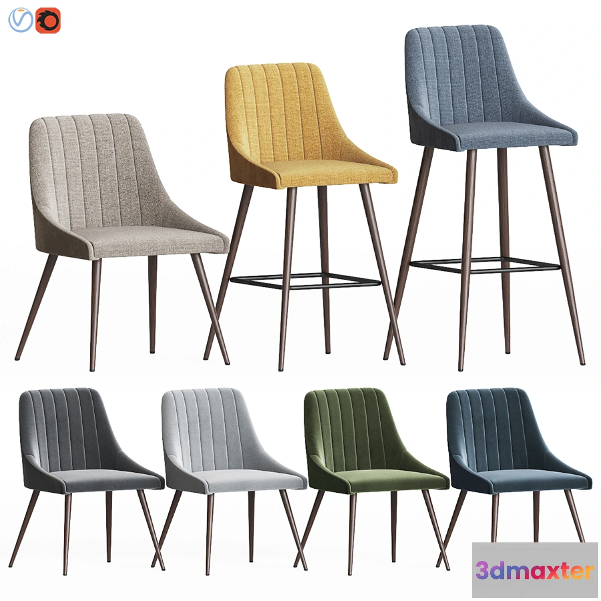 555031 - Amos chair set