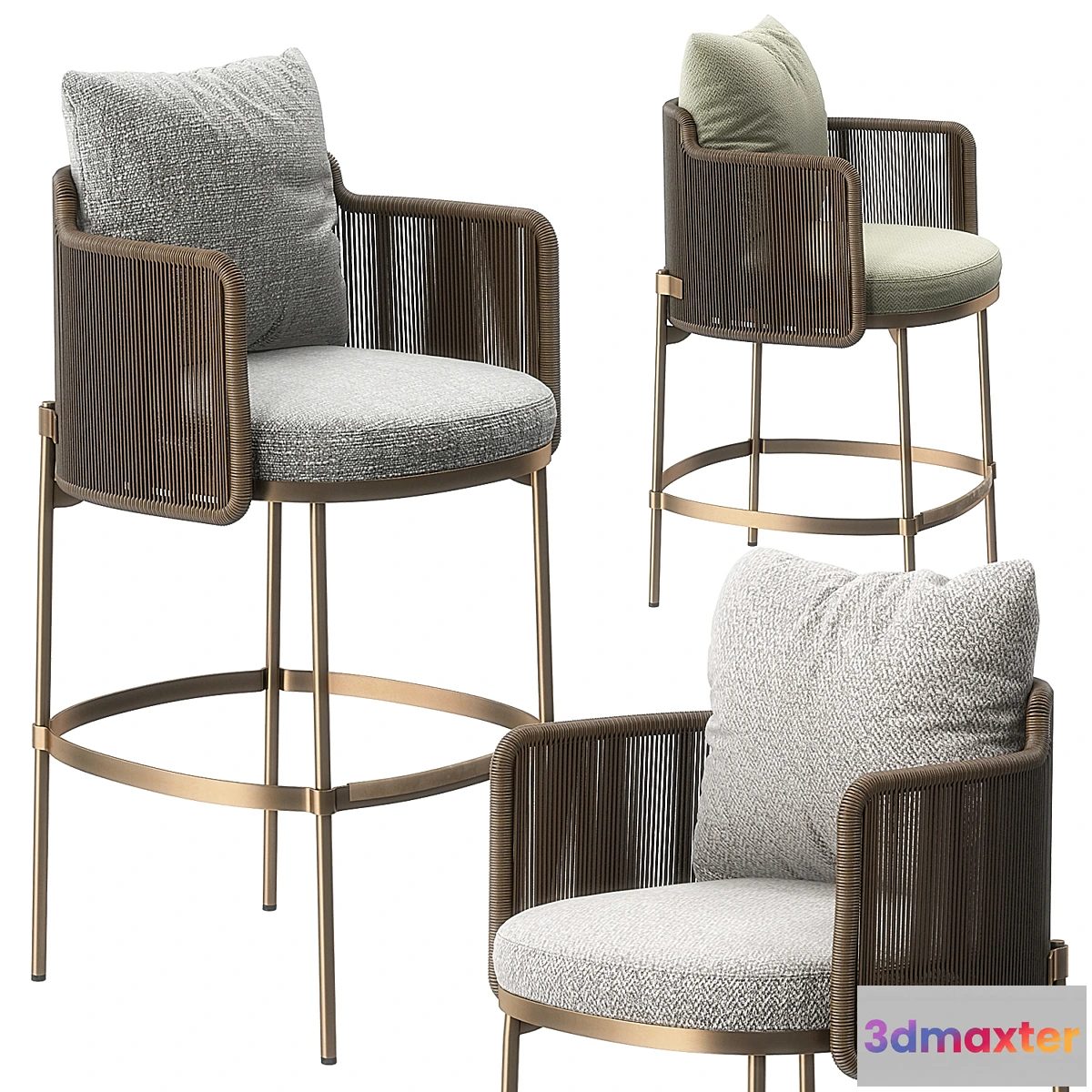 555181 - Tape “Cord” Outdoor Stool