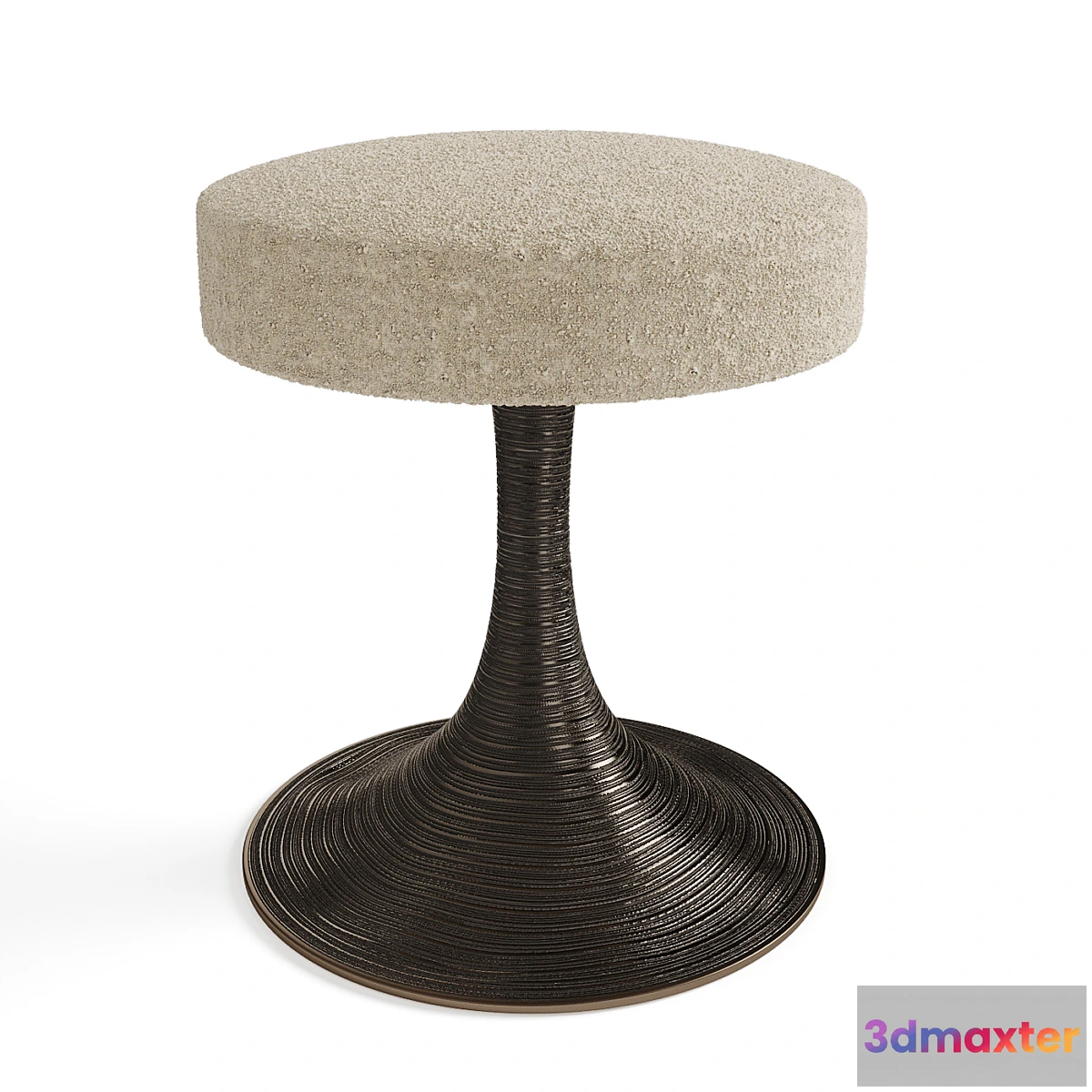 555193 - Chahan Tourbillon Bronze Stool