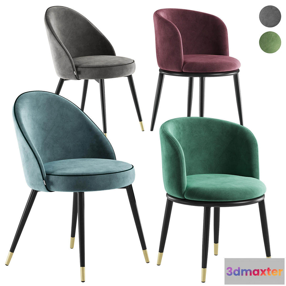 555407 - Eichholtz dining chair Cooper Filmore